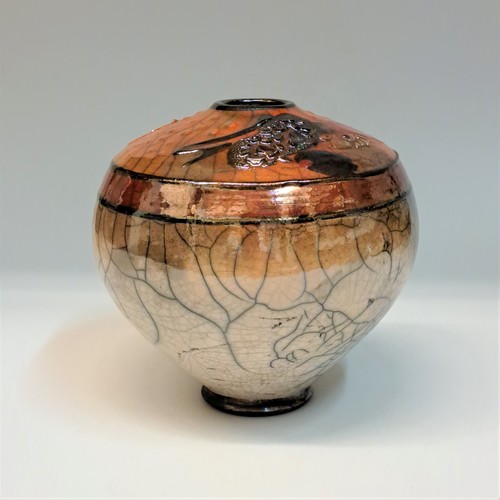 #230749 Raku Glitter Pot $32 at Hunter Wolff Gallery